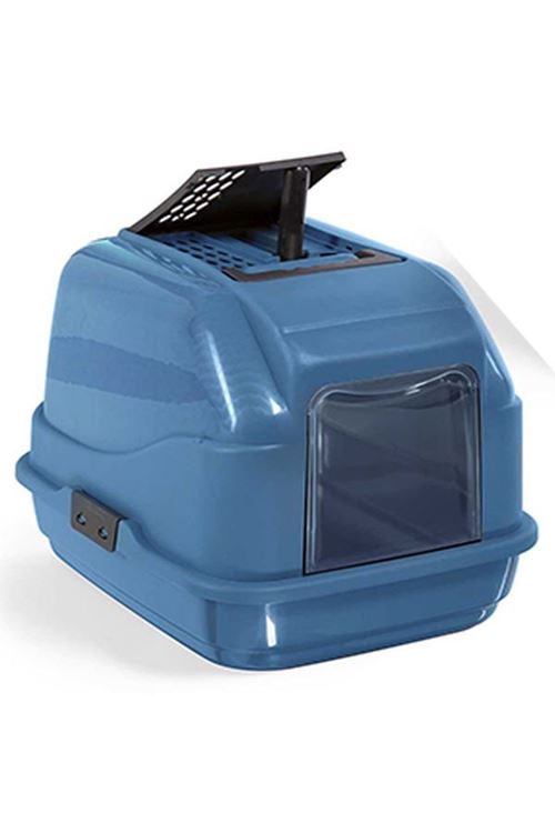 İmac Easy Cat Kapalı Filtreli Kedi Tuvaleti Mavi 40x50x40 Cm