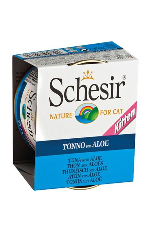 Schesir Kitten Ton Balıklı ve Aloeveralı Yavru Kedi Konservesi 85 Gr