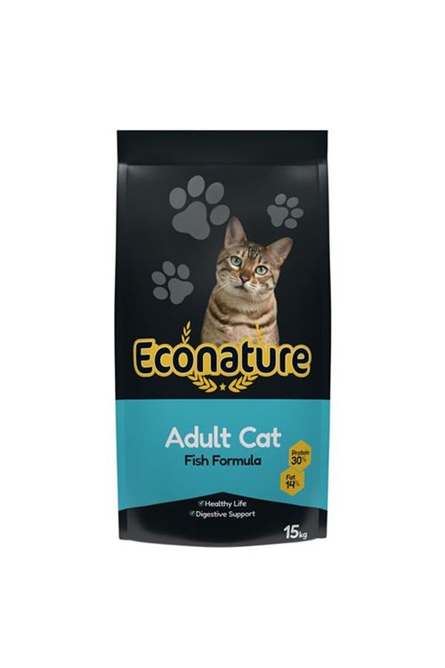 Econature Balıklı Yetişkin Kedi Maması 15 Kg