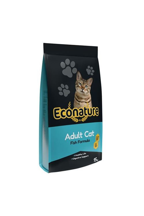 Econature Balıklı Yetişkin Kedi Maması 15 Kg