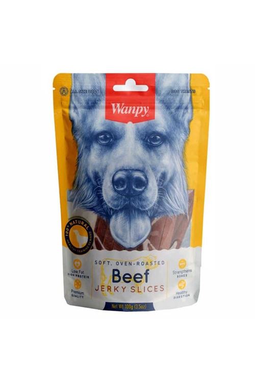 Wanpy Yumuşak Sığır Eti Parçalı Köpek Ödül Maması 100 Gr