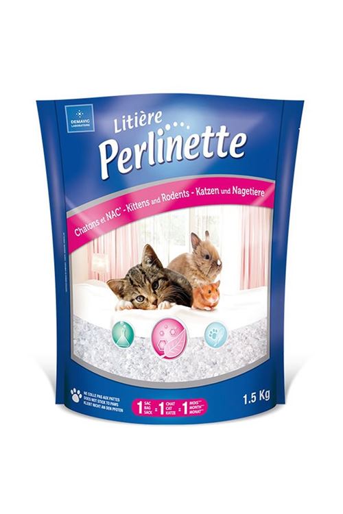 Perlinette Kitten Rodent Yavru Kedi ve Kemirgen Kristal Kumu 1.5 Kg