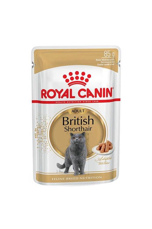 Royal Canin British Shorthair Adult Pouch Konserve Kedi Maması 85 Gr