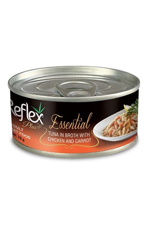 Reflex Plus Ton Balık Tavuklu Yetişkin Konserve Kedi Maması 70 Gr