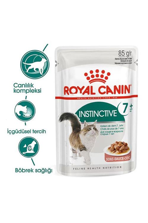 Royal Canin İnstinctive +7 Pouch Yaşlı Konserve Kedi Maması 85 Gr
