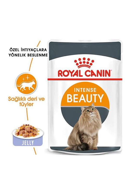 Royal Canin İntense Beauty Jelly Pouch Konserve Kedi Maması 85 Gr