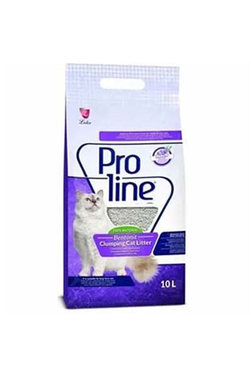 Proline Lavanta Kokulu Topaklanan Bentonit Kedi Kumu 10 Lt