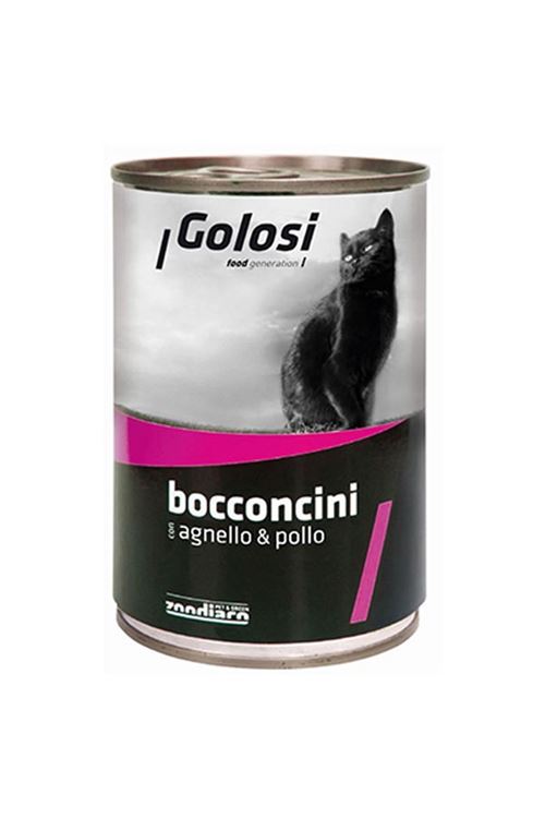 Golosi Kuzu Etli Tavuklu Yetişkin Konserve Kedi Maması 400 Gr