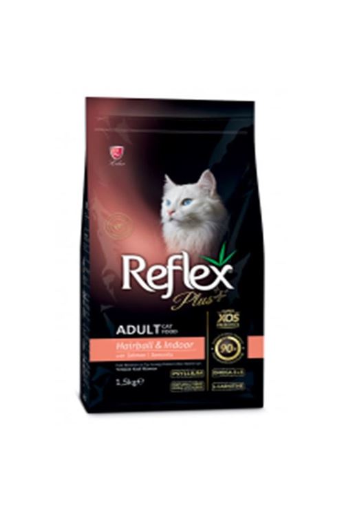 Reflex Plus Adult Hairball Somonlu Yetişkin Kedi Maması 1.5 Kg