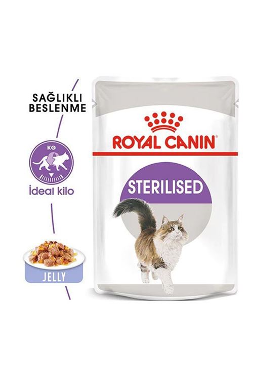 Royal Canin Sterilised Jelly Pouch Kısırlaştırılmış Kedi Maması 85 Gr
