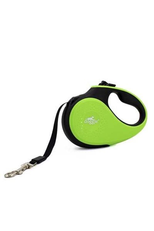 Doggie Soft Otomatik Köpek Uzatma Tasması Large Yeşil 50 Kg 5 Mt