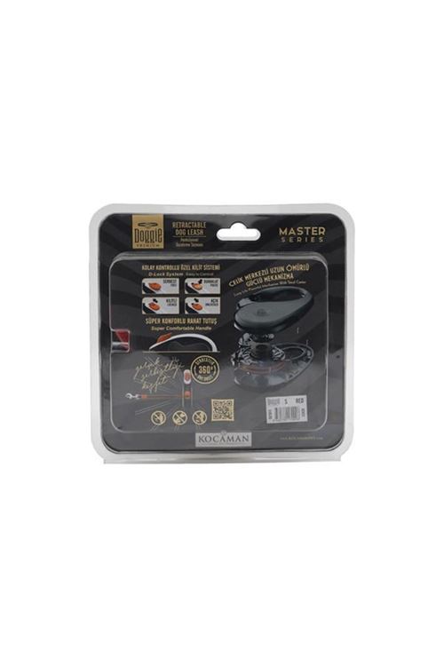 Doggie Master Otomatik Köpek Uzatma Tasması Small Kırmızı 15 Kg 5 Mt