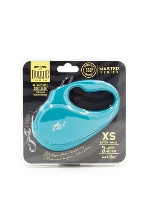 Doggie Master Otomatik Köpek Uzatma Tasması Xsmall Açık Mavi 12 Kg 3 Mt