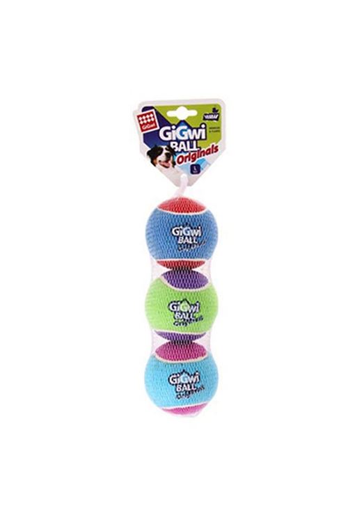 Gigwi Tenis Topu Köpek Oyuncağı 3 Adet Large