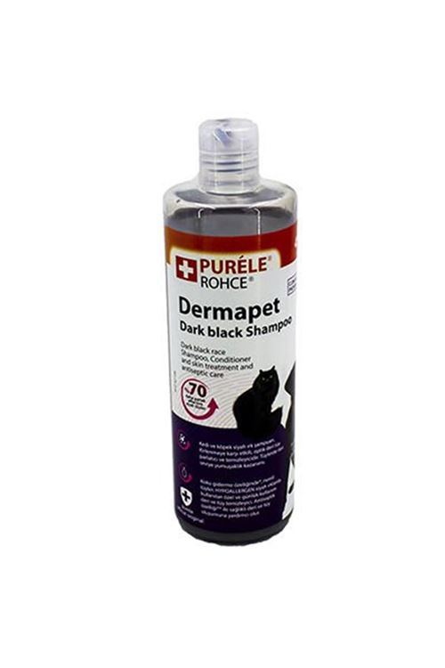 Purele Dermapet Dermatolojik Siyah Kedi ve Köpek Şampuanı 450 Ml