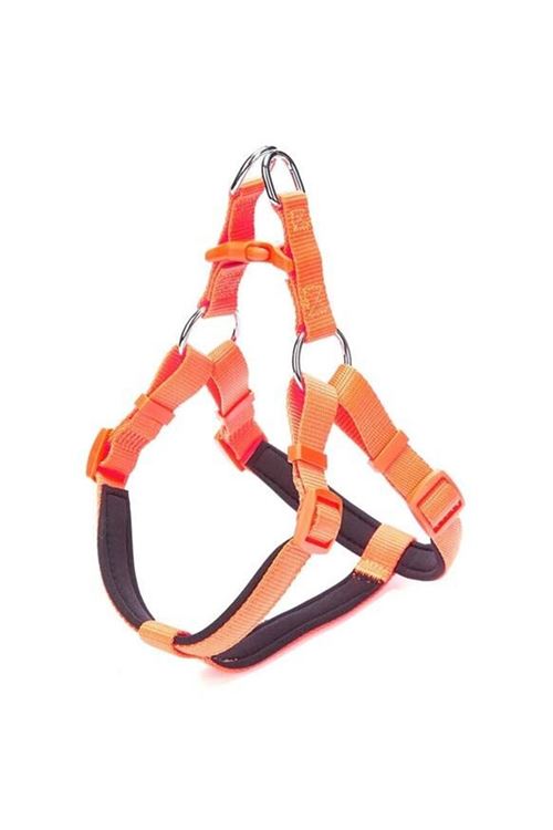 Doggie Comfort Dokuma Ronin Köpek Göğüs Tasması Large Turuncu 2x55-65 Cm