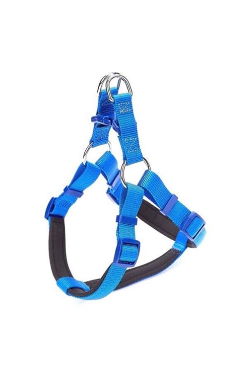 Doggie Comfort Dokuma Ronin Köpek Göğüs Tasması Large Mavi 2x55-65 Cm