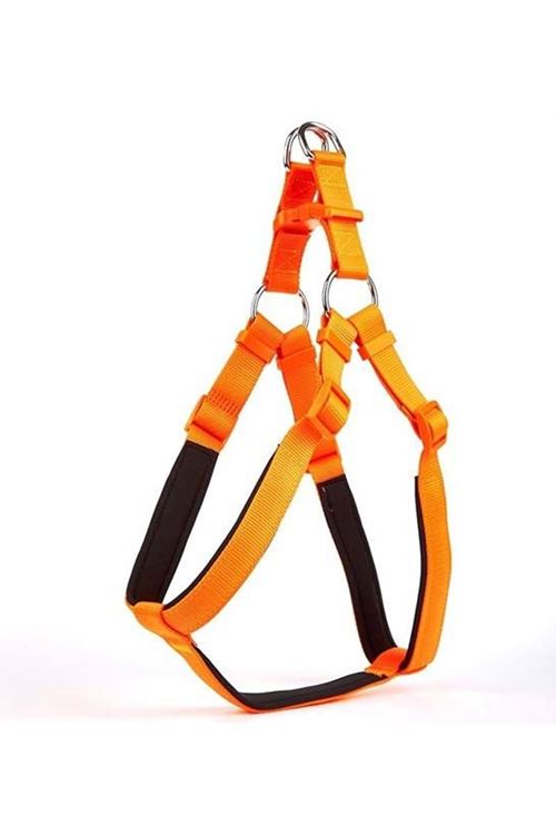 Doggie Comfort Dokuma Ronin Köpek Göğüs Tasması Xxlarge Turuncu 2.5x70-80 Cm