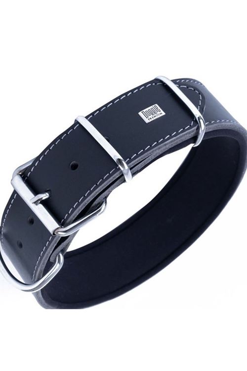 Doggie Dayanıklı Deri Köpek Boyun Tasması Small Siyah 5x50-60 Cm