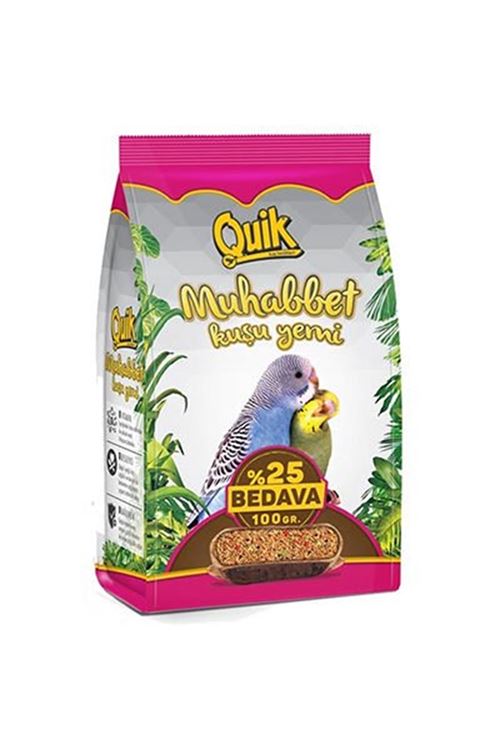 Quik Muhabbet Kuşu Yemi 500 Gr