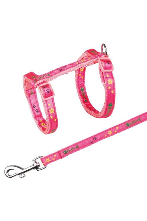 Trixie Kedi Göğüs Tasma Seti Mor 10 Mm 22-36 Cm