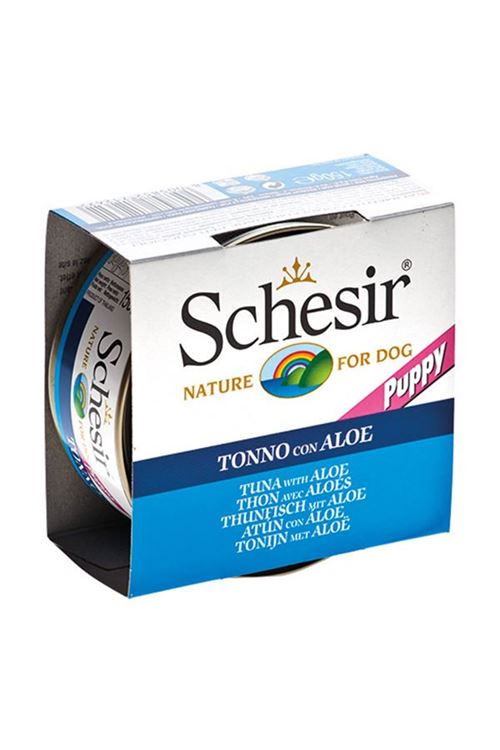 Schesir Aloevera ve Ton Balıklı Jöleli Konserve Köpek Maması 150 Gr