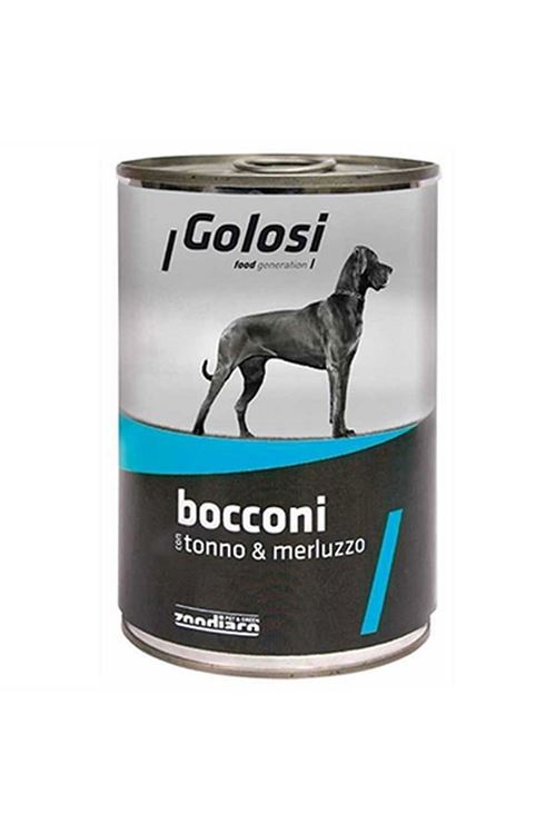 Golosi Ton ve Morina Balıklı Köpek Konserve Maması 400 Gr