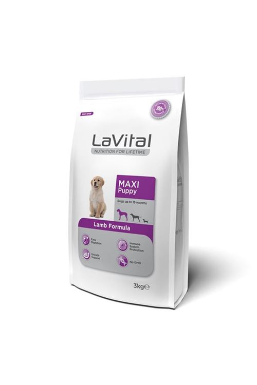 Lavital Büyük Irk Kuzu Etli Yavru Köpek Maması 3 Kg
