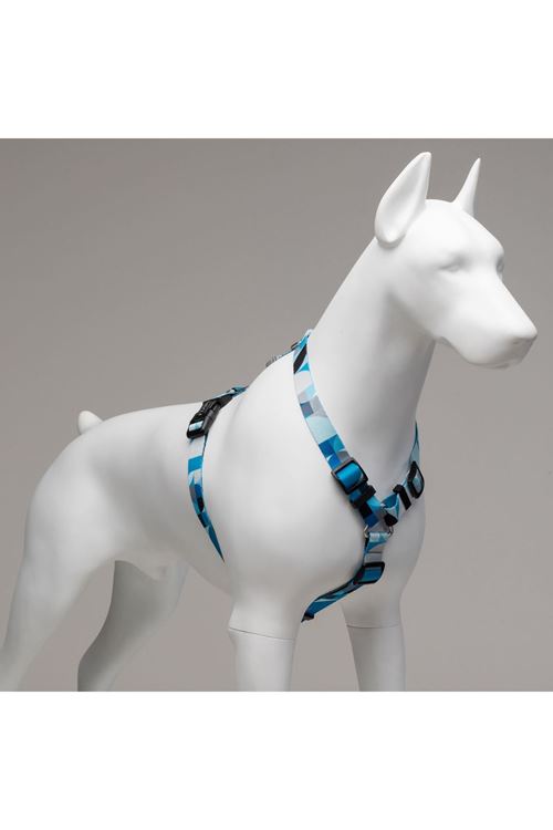 Lindo Dogs Breeze H Tipi Köpek Göğüs Tasması Mavi Beden Small