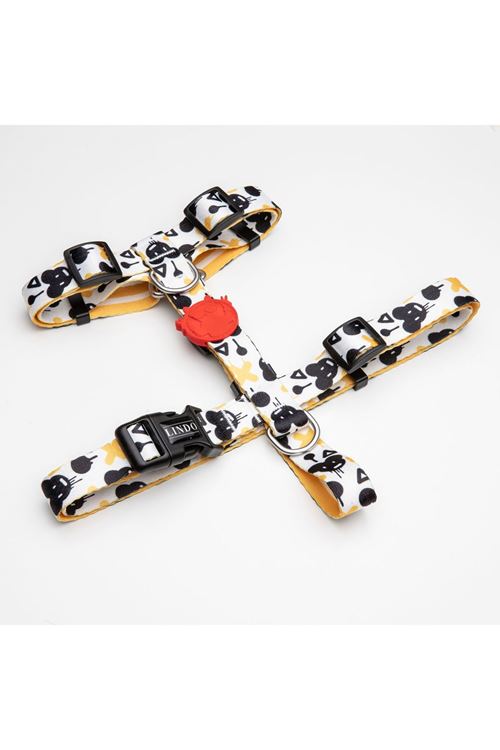 Lindo Dogs Bad Mouse H Tipi Köpek Göğüs Tasması Beden Medium