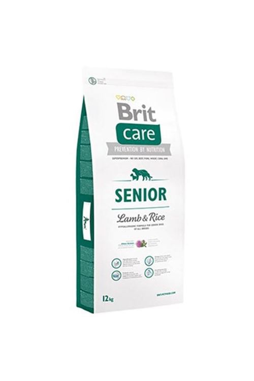 Brit Care Senior Hypo-Allergenic Kuzu Etli Yaşlı Köpek Maması 12 Kg