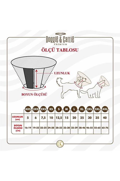 Doggie Comfort Köpek Elizabeth Yakalığı Xlarge 25x38-46 Cm