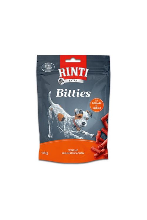 Rinti Bitties Tavuk ve Domatesli Köpek Ödül Maması 100 Gr