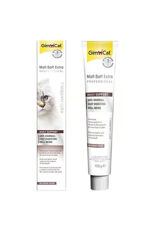 Gimcat Malt Soft Extra Tüy Yumağı Önleyici Kedi Macunu 100 Gr