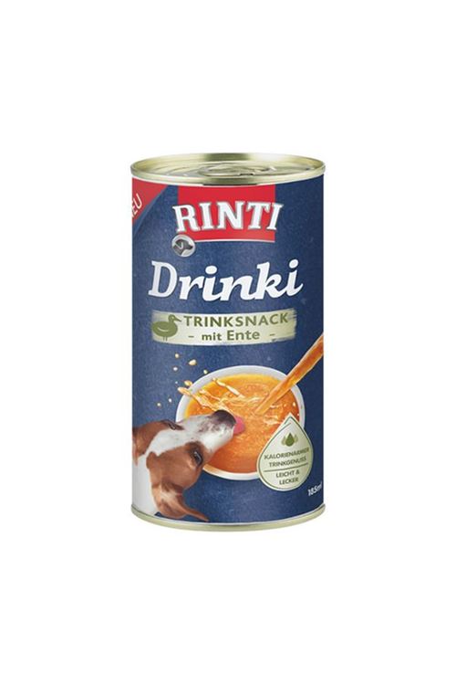 Rinti Drinki Sağlıklı ve Doğal Taze Ördekli Besleyici Köpek Çorbası 185 Ml