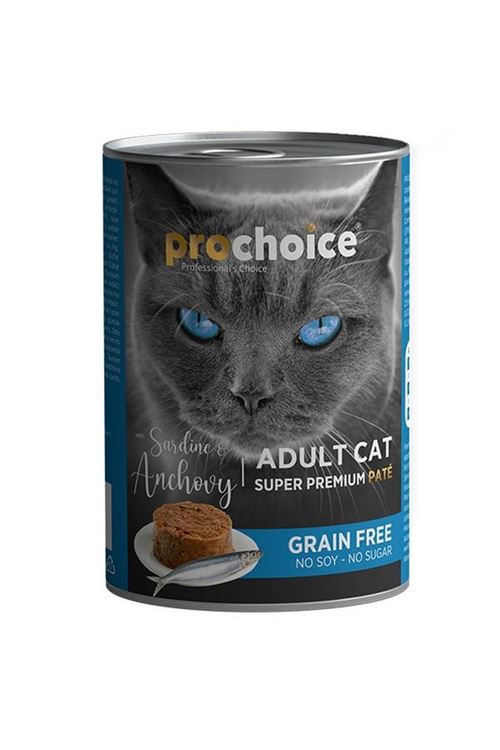 Pro Choice Adult Sardunya ve Hamsili Yetişkin Konserve Kedi Maması 400 Gr