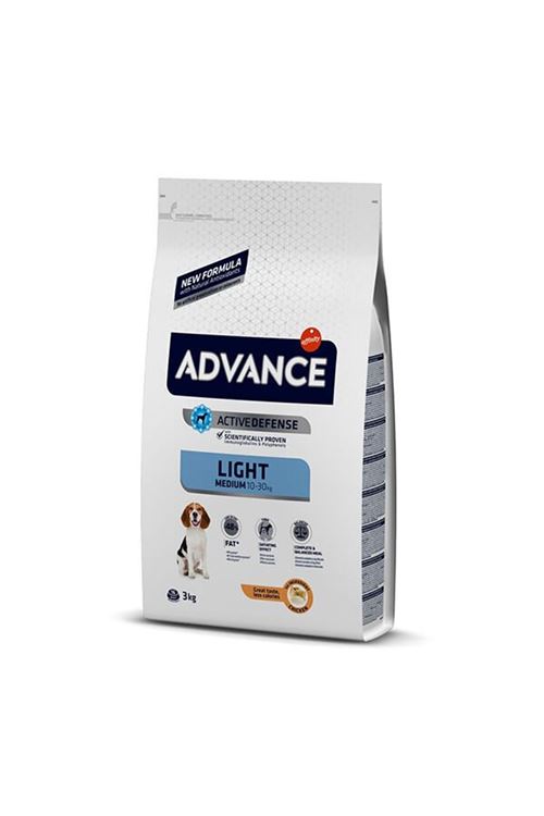 Advance Light Medium Tavuklu Orta Irk Diyet Köpek Maması 3 Kg