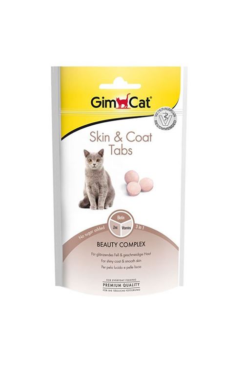 Gimcat Skin Coat Kedi Ödül Maması Tablet 40 Gr