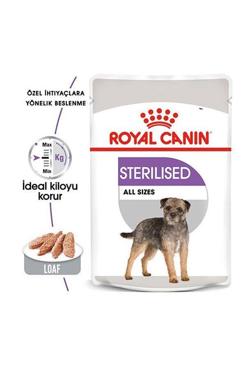 Royal Canin Sterilised Pouch Konserve Köpek Maması 85 Gr
