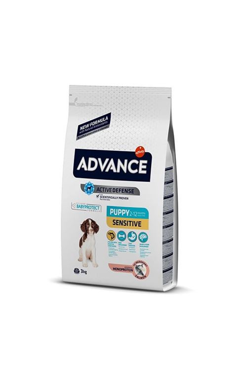 Advance Puppy Sensitive Somonlu Hassas Yavru Köpek Maması 3 Kg