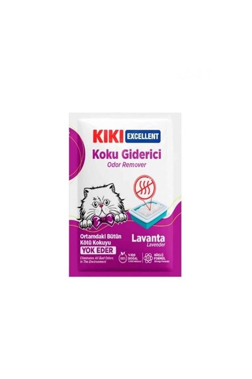 Kiki Excellent Lavanta Kokulu Kedi Kumu Koku Giderici 25 Gr