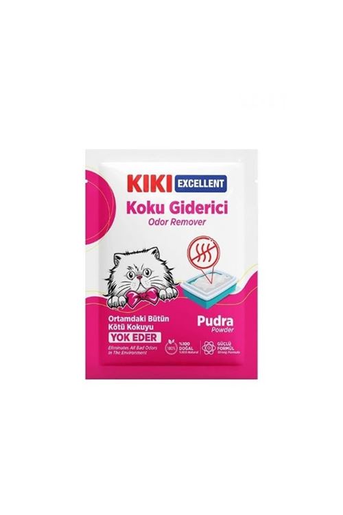 Kiki Excellent Pudra Kokulu Kedi Kumu Koku Giderici 25 Gr