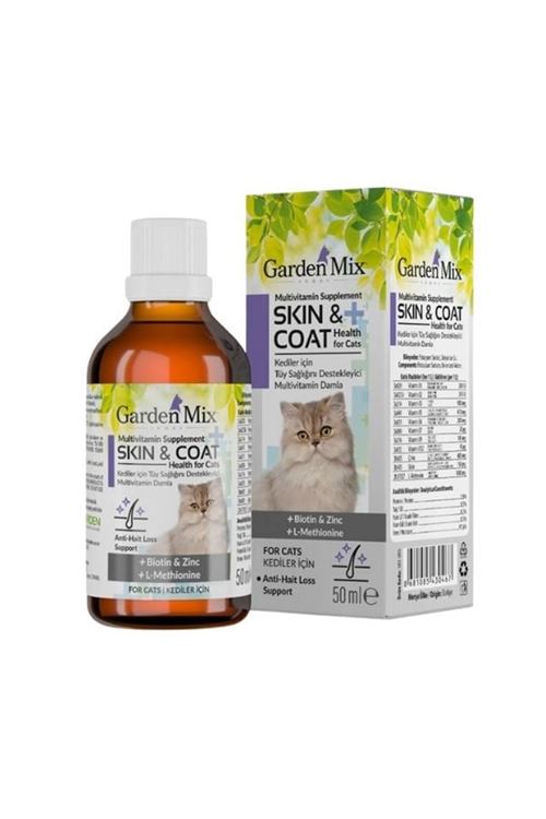 Garden Mix Tüy Sağlığı için Kedi Damlası 50 Ml