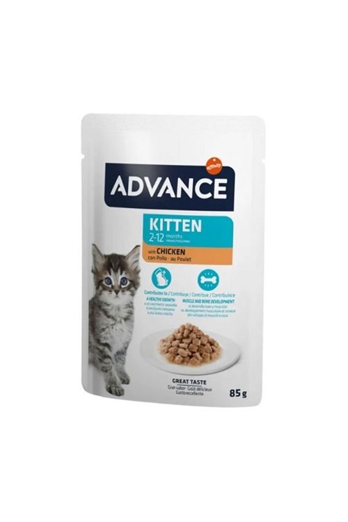 Advance Tavuklu Pouch Konserve Yavru Kedi Maması 85 Gr