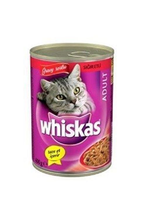 Whiskas Biftekli Yetişkin Konserve Kedi Maması 400 Gr