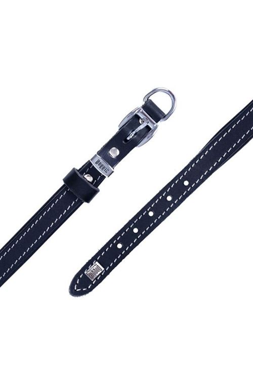 Doggie Konfor Deri Köpek Boyun Tasması Small Siyah 1.5x20-25 Cm