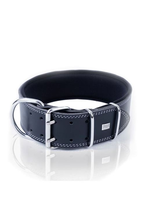 Doggie Dayanıklı Deri Köpek Boyun Tasması Siyah Large 6x65-75 Cm