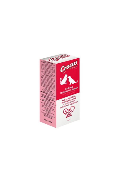 Crocus Kedi ve Köpek Sıvı Multivitamin Destek 100 Ml