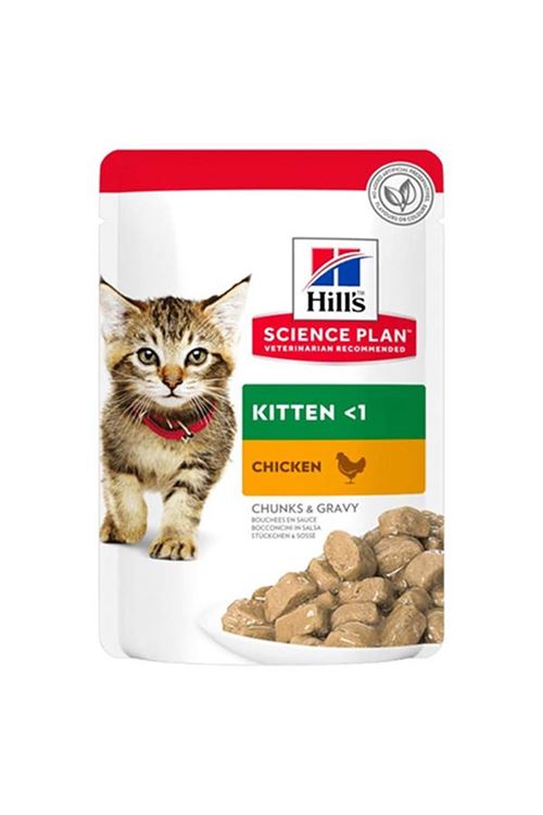 Hills Kitten Tavuklu Pouch Yavru Konserve Kedi Maması 85 Gr