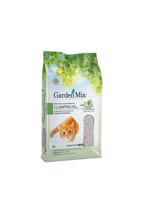 Garden Mix İnce Taneli Marsilya Sabunu Kokulu Kedi Kumu 10 Lt